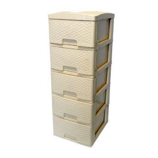 Cajonero Practimueble Plástico X 5 Rattan